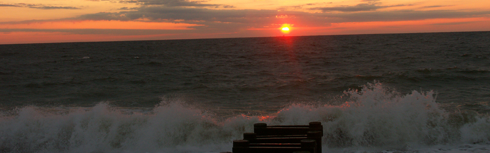 Sunrise along the Delaware Coast